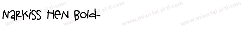Narkiss Hen Bold字体转换